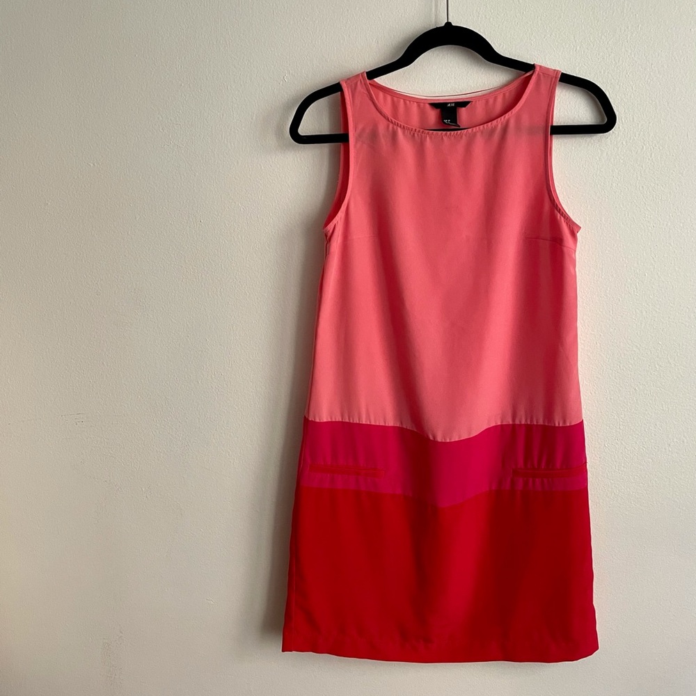H&M Pink Sleeveless Mini Dress